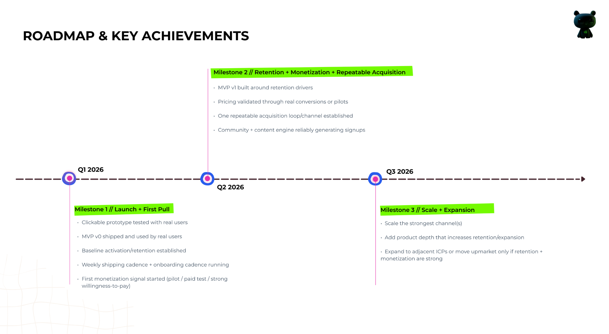 ALEXA Roadmap Visualization